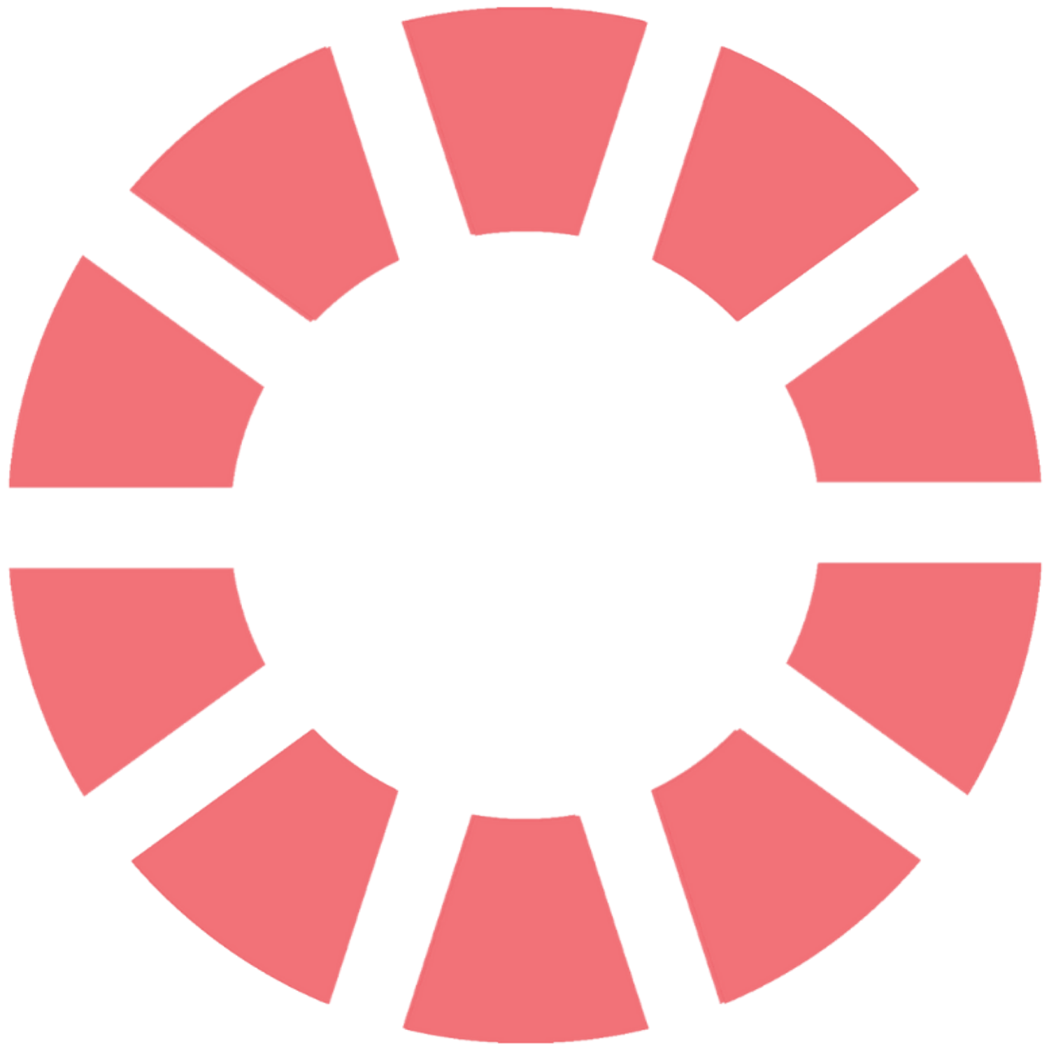 Coral wheel icon